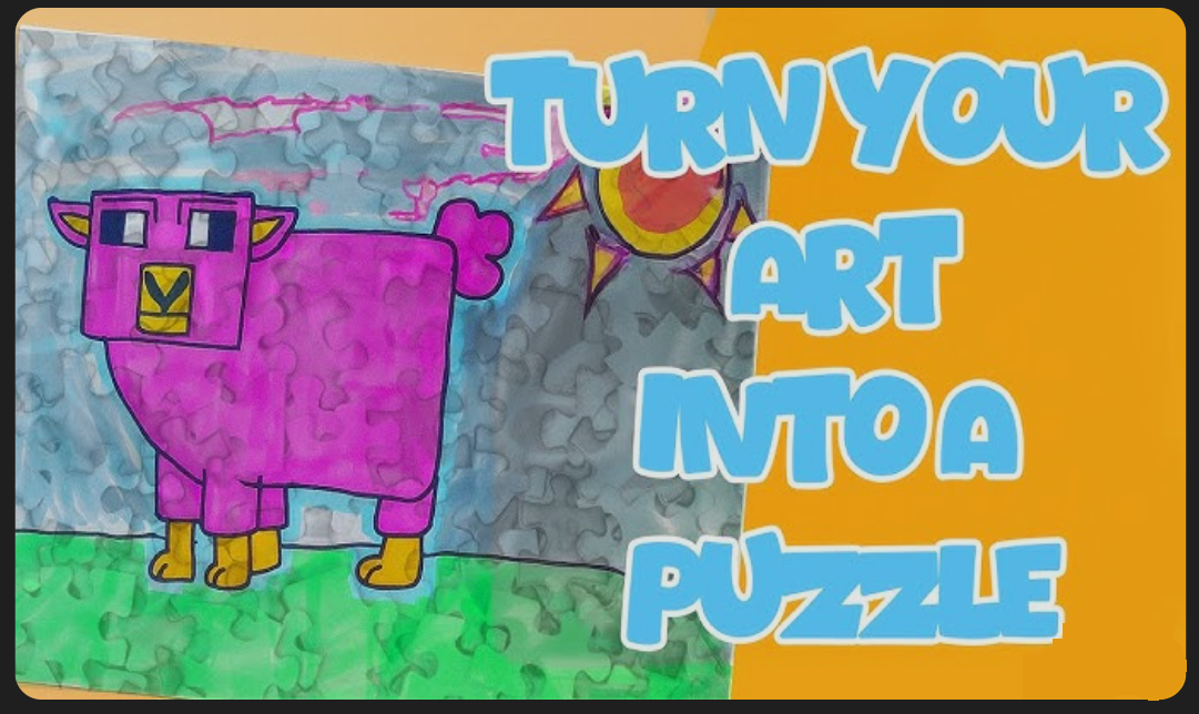 Art into a puzzle